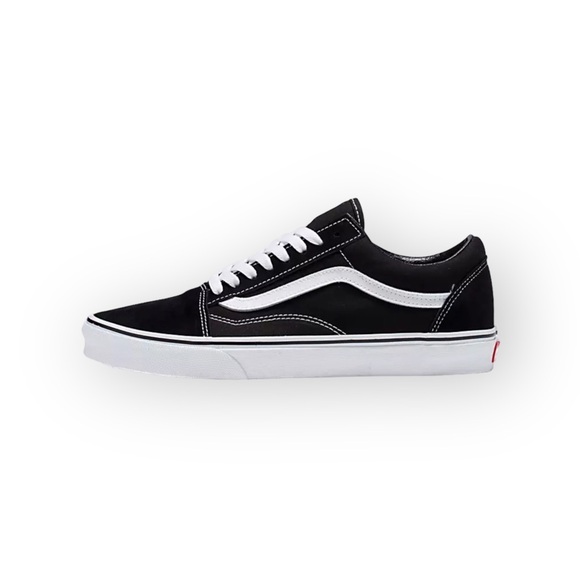 Vans® ✌︎ Classic Old Skool Sidestripe Lace Up Sneaker ✌︎︎ Black Suede ✌︎︎ 4Y 35 - Picture 14 of 16